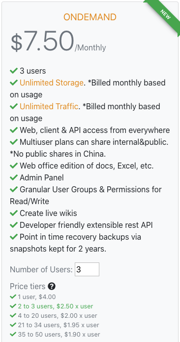 Ondemand product