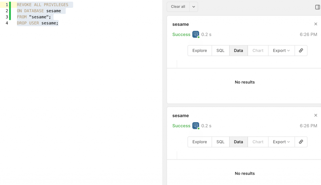 drop user postgres