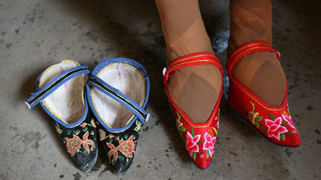 Outlawed Foot-Binding Practice in China