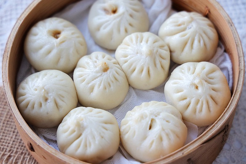 Chinese dumplings in China