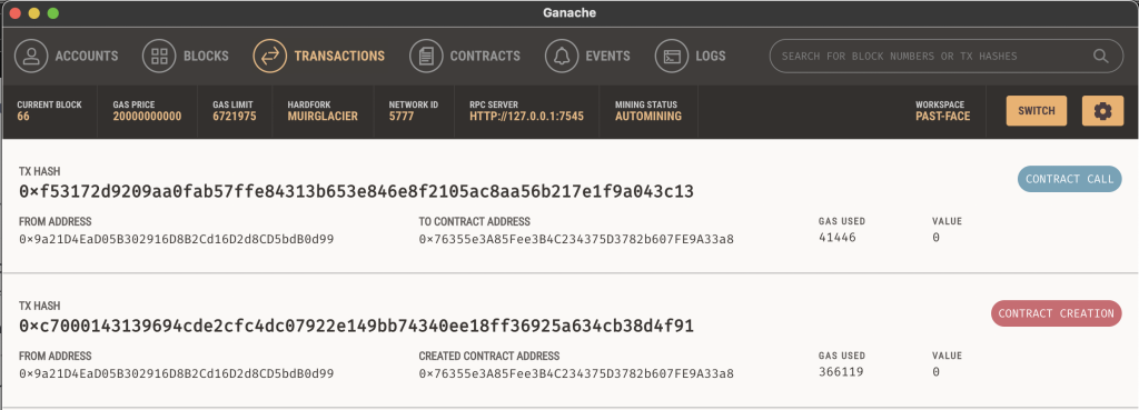  interact with smart contracts in Python