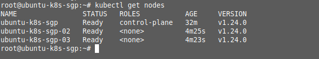 kubectl get nodes