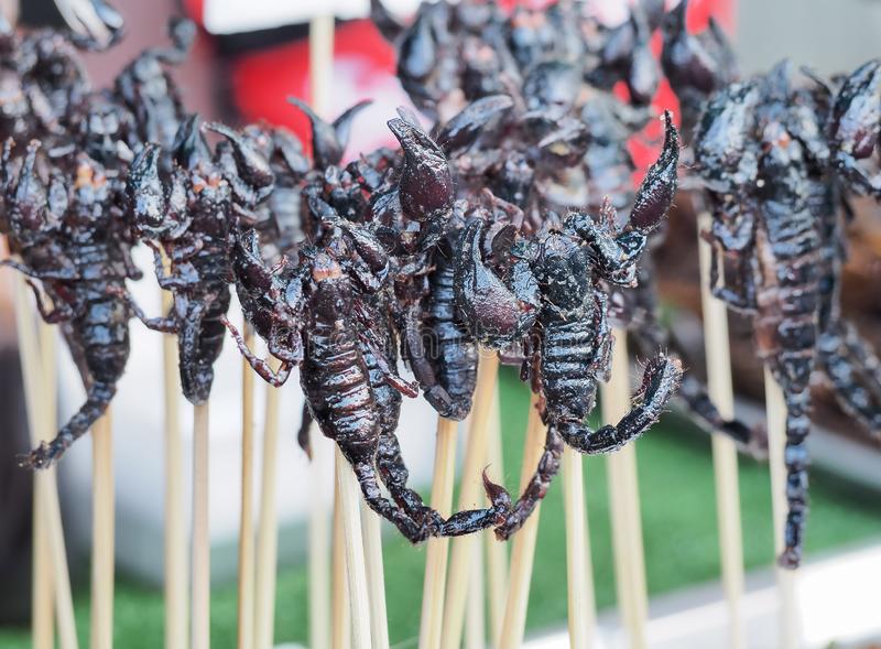 BBQ scorpion sticks