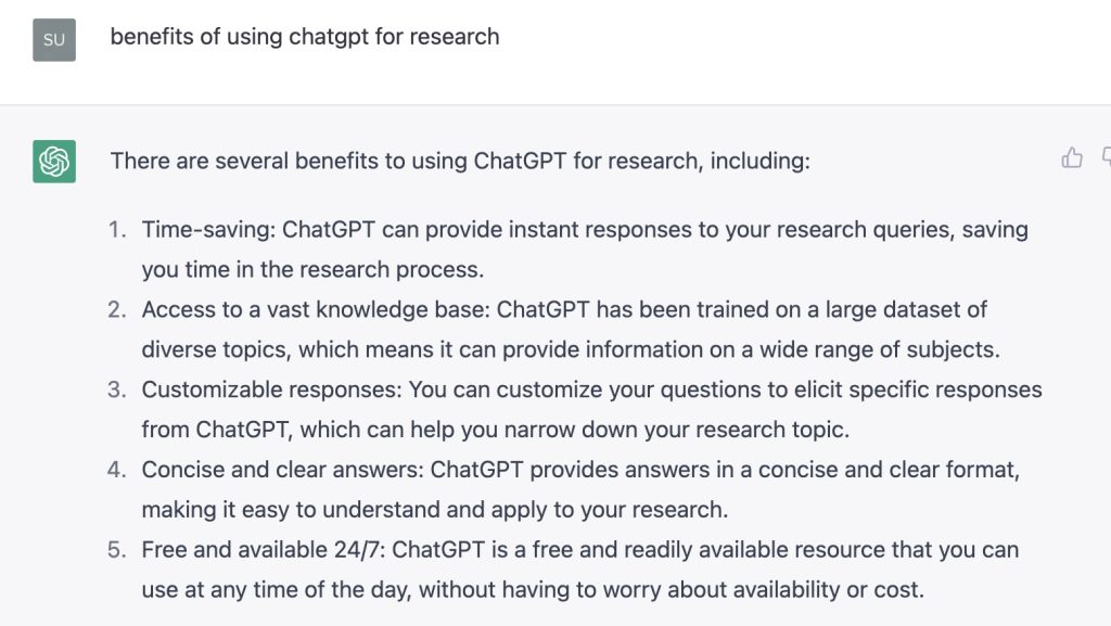 benefits of chatgpt ai