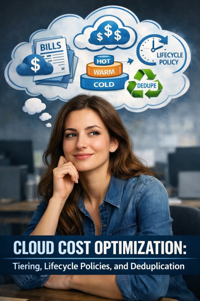 Cloud Cost Optimization: Tiering, Lifecycle Policies, and Deduplication