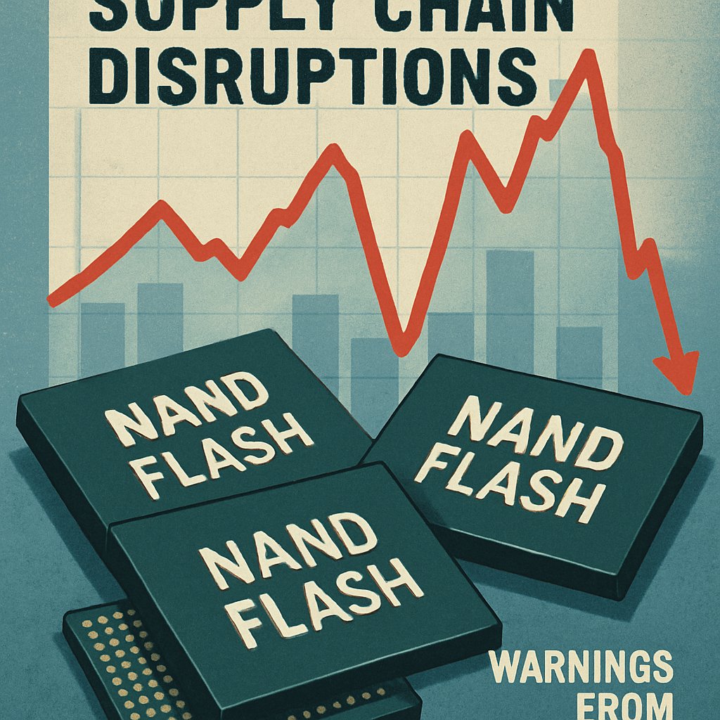 NAND Shortages Could Shut Down Electronics Firms by 2026