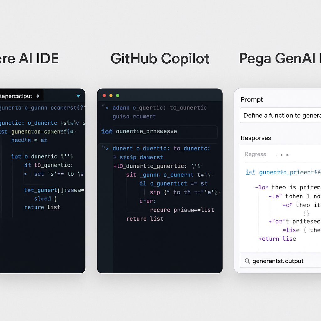 Comparing AI Code Generation Tools: Trae, Copilot, Pega