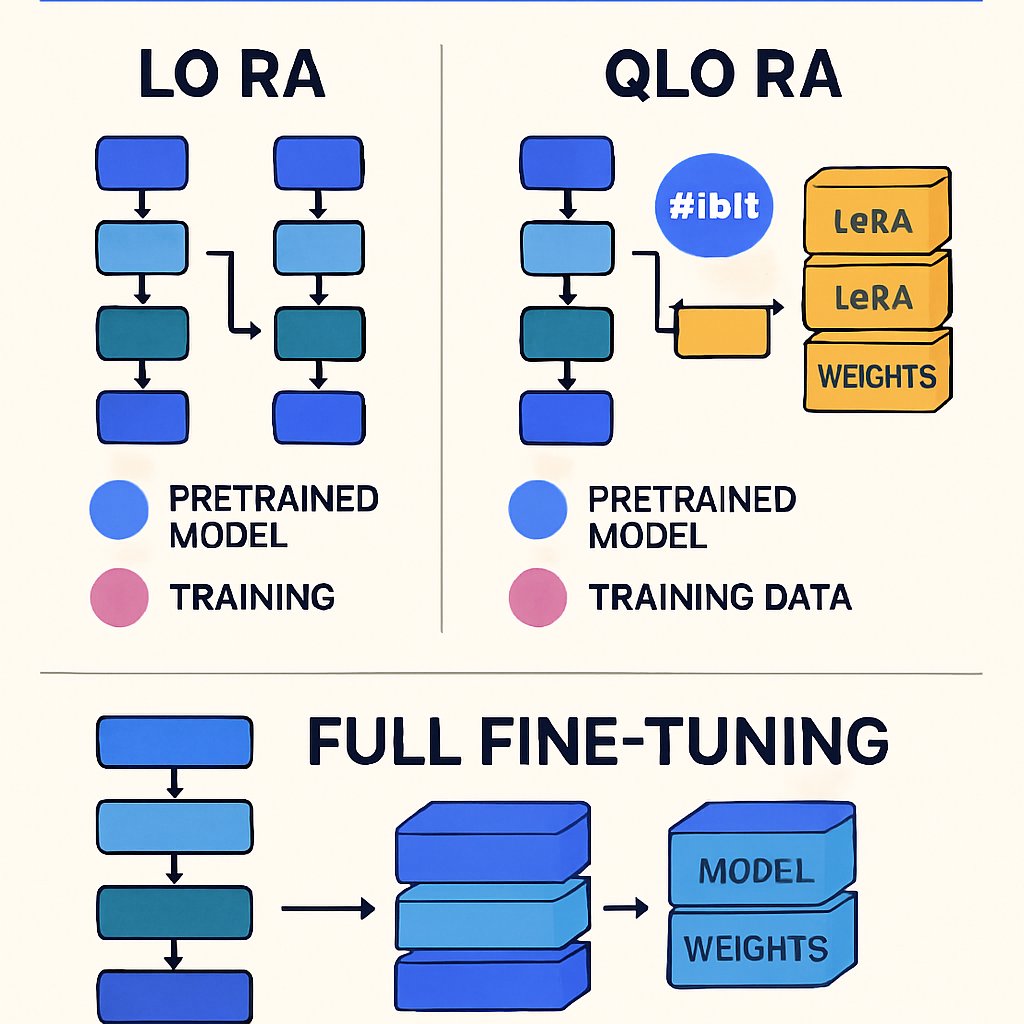 Fine-Tuning LLMs: Quick Reference for LoRA, QLoRA, and More
