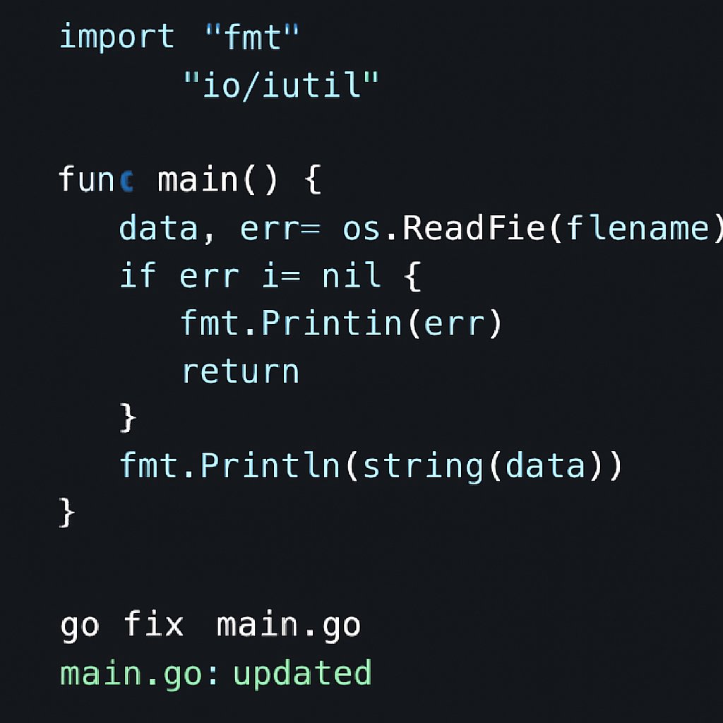 Using go fix to Modernize Your Go Code in 2026