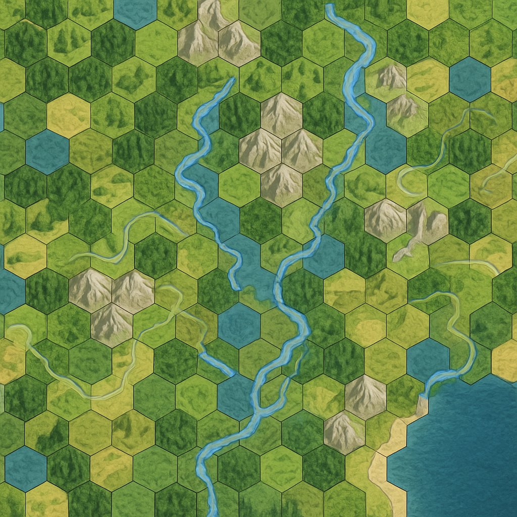 Procedural Hex Map Generation with Wave Function Collapse