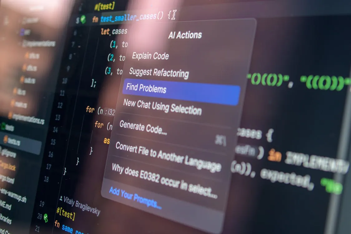 AI coding assistance in action