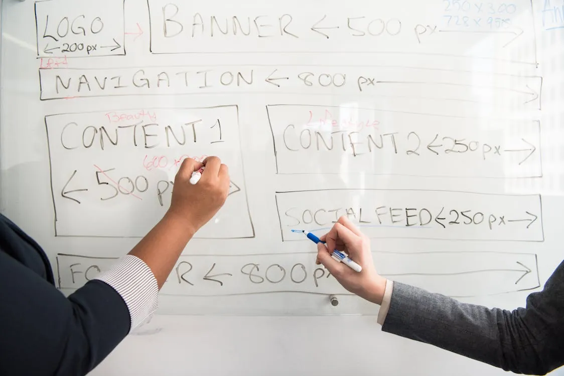 Marketing team creating AI-generated dynamic content