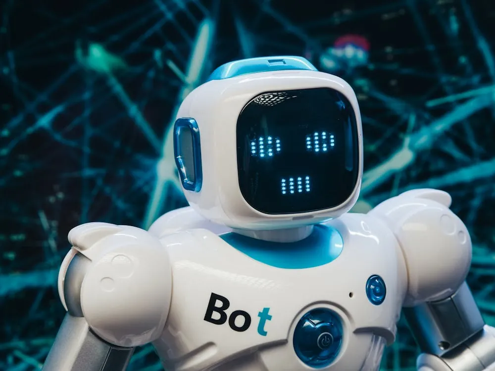 Futuristic digital interface representing artificial intelligence and technology