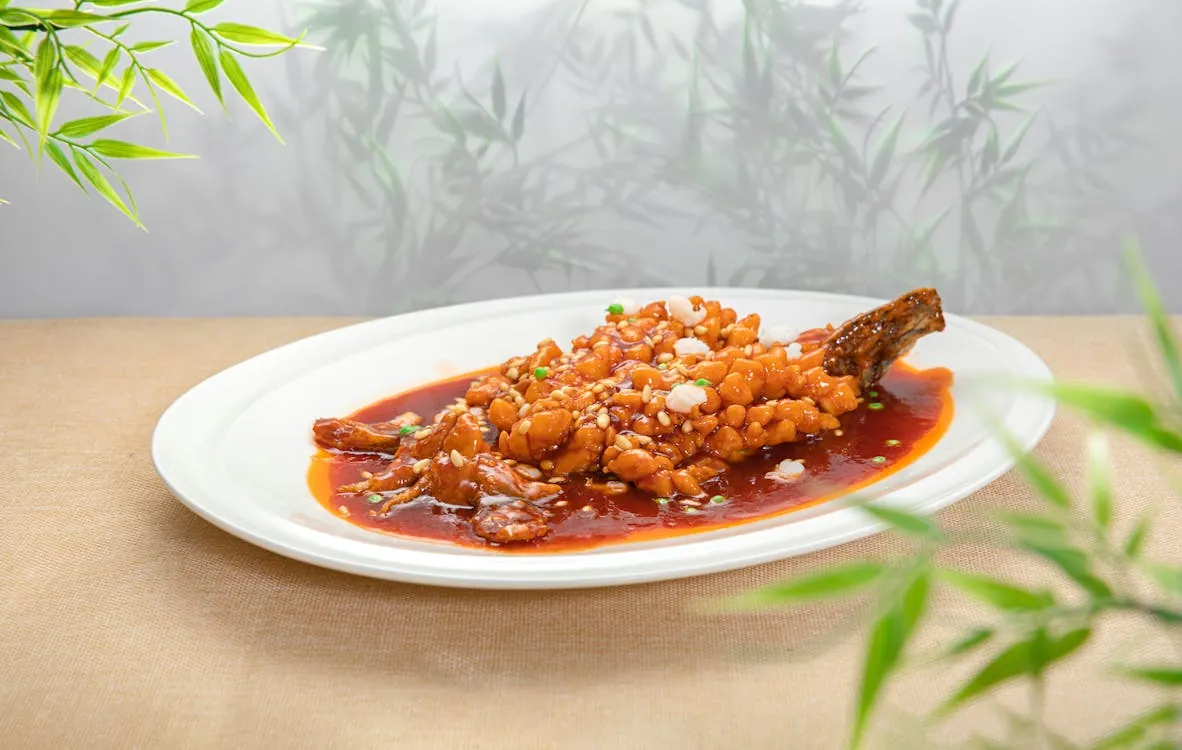 Jiangsu cuisine's signature squirrel fish with sweet and sour sauce