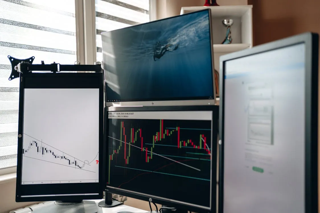 Trading screens and valuation analysis for SaaS rate sensitivity article