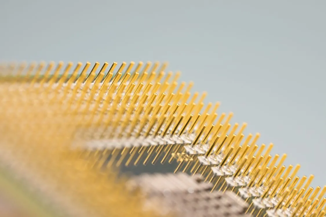 MIPS processor chip on circuit board