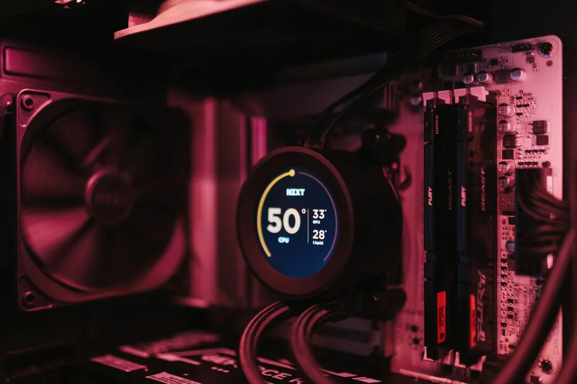 Close-up of Steam Machine engineering and thermal design
