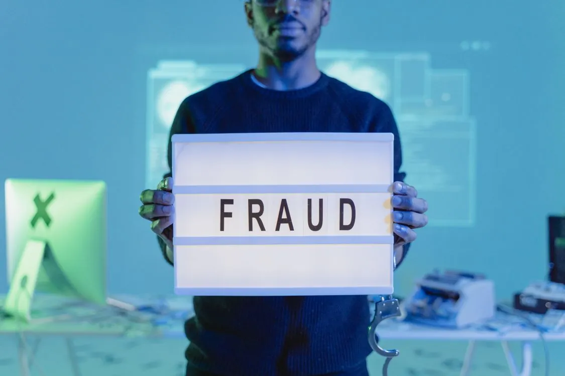 AI fraud detection system interface showing transaction analysis