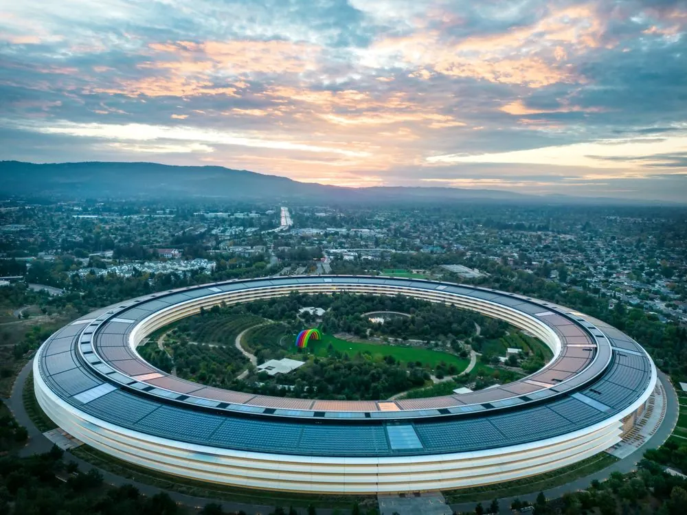 Apple Park corporate headquarters in Cupertino, California