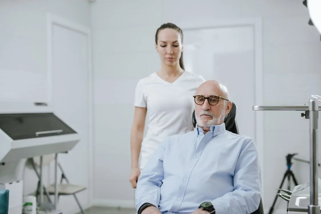 Audiology clinic consultation for hearing implant patients