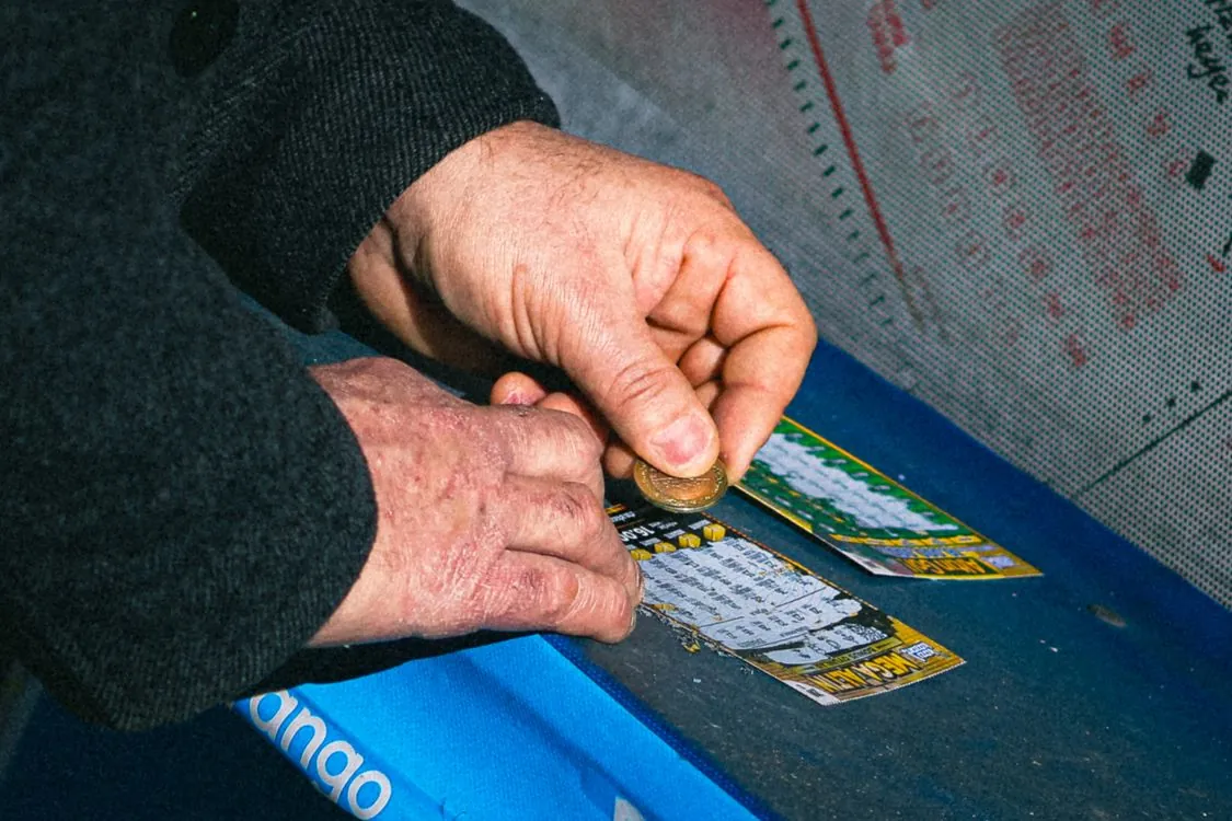Lottery tickets and numbers for a Powerball jackpot explainer