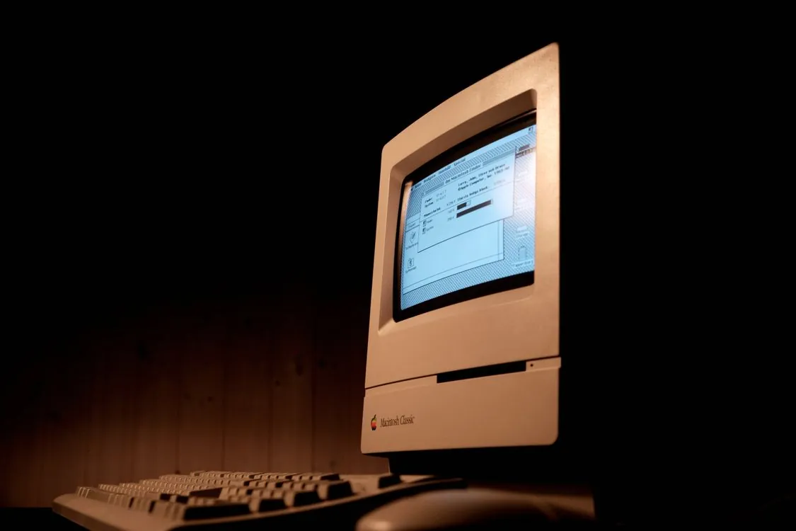 Vintage Macintosh Classic computer representing older app eras