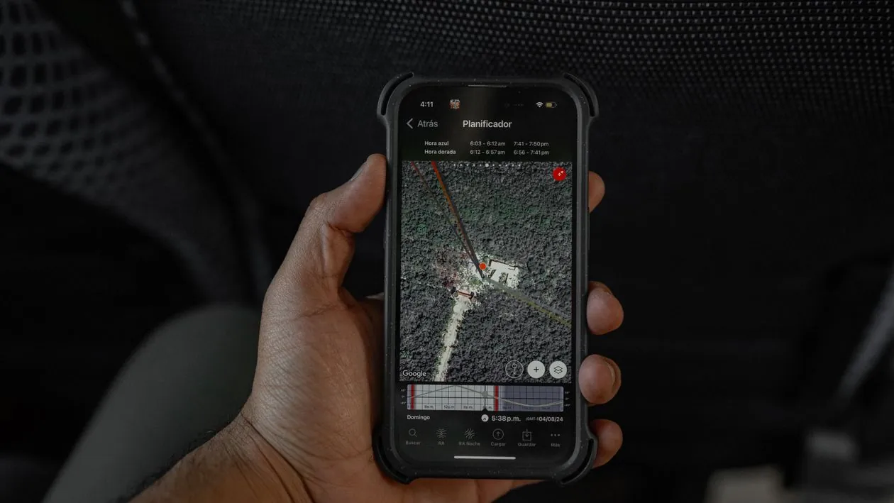 Smartphone map showing location tracking with privacy lock icon overlay