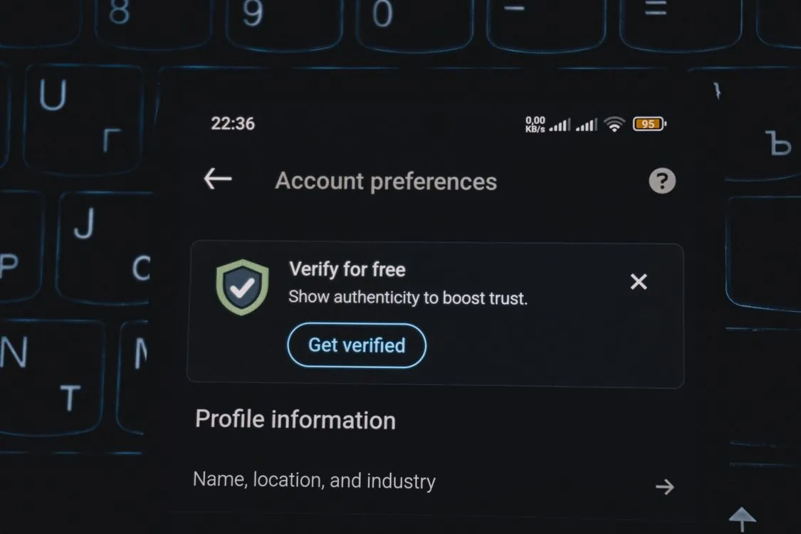 Digital image authenticity verification interface showing AI content detection