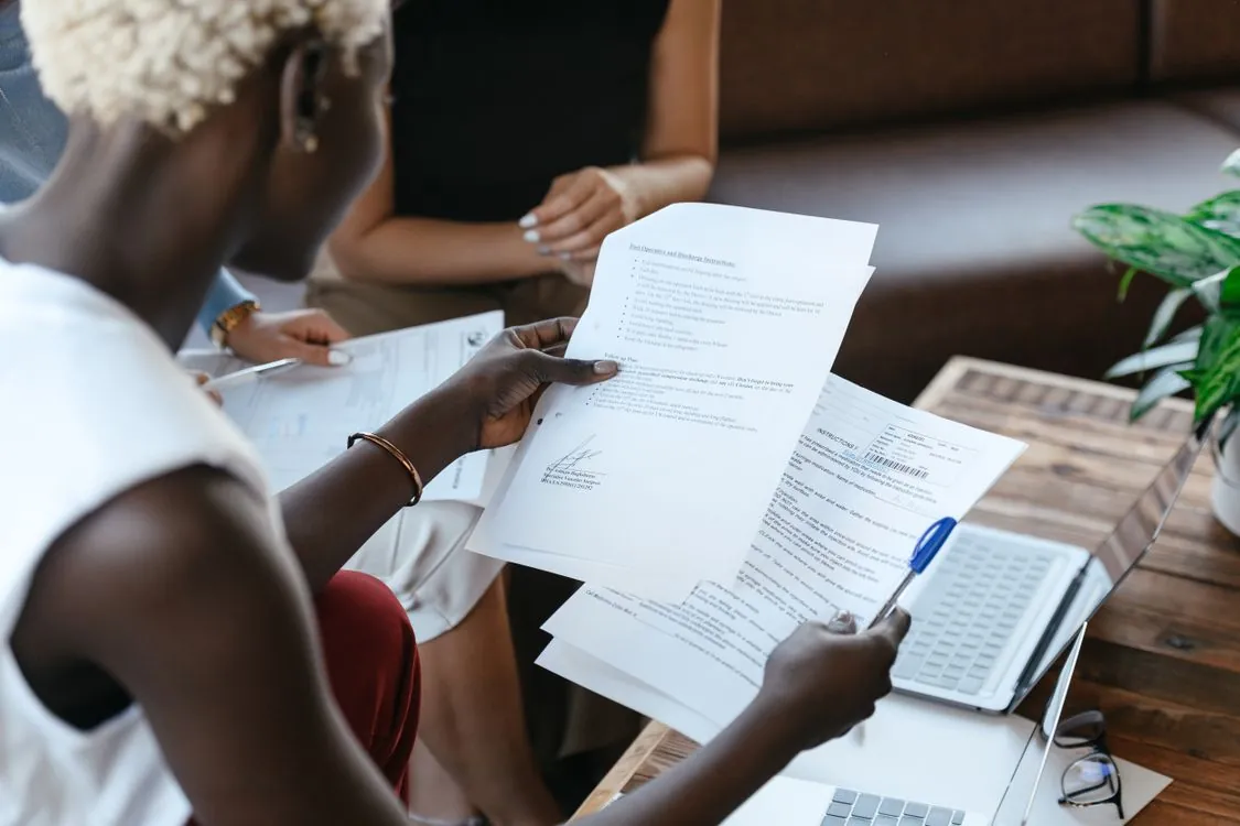 Researcher reviewing machine learning documentation
