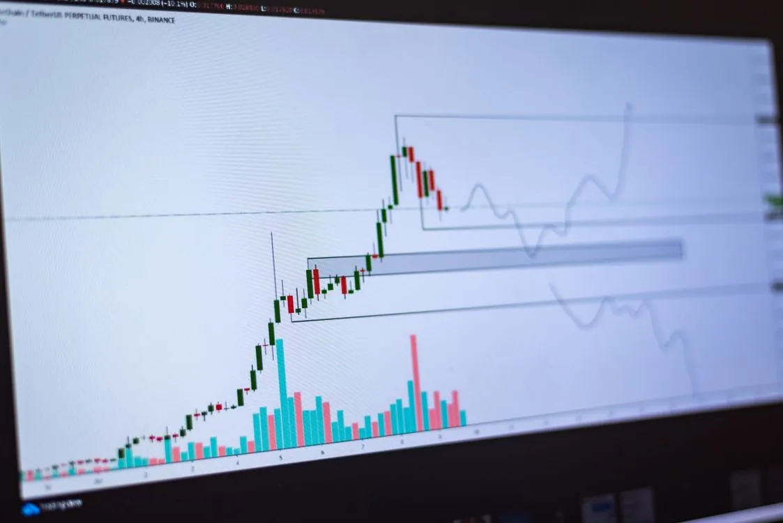 Financial chart showing SaaS growth and margin analysis