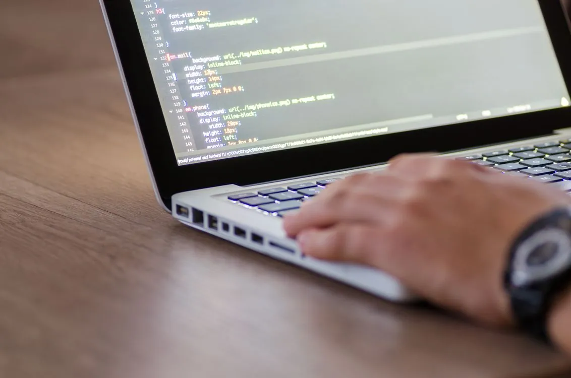 Developer reviewing code generated with an AI coding assistant