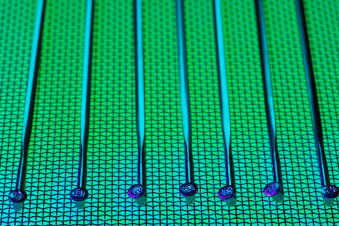 Microchips on a circuit board representing semiconductor supply for AI data centers