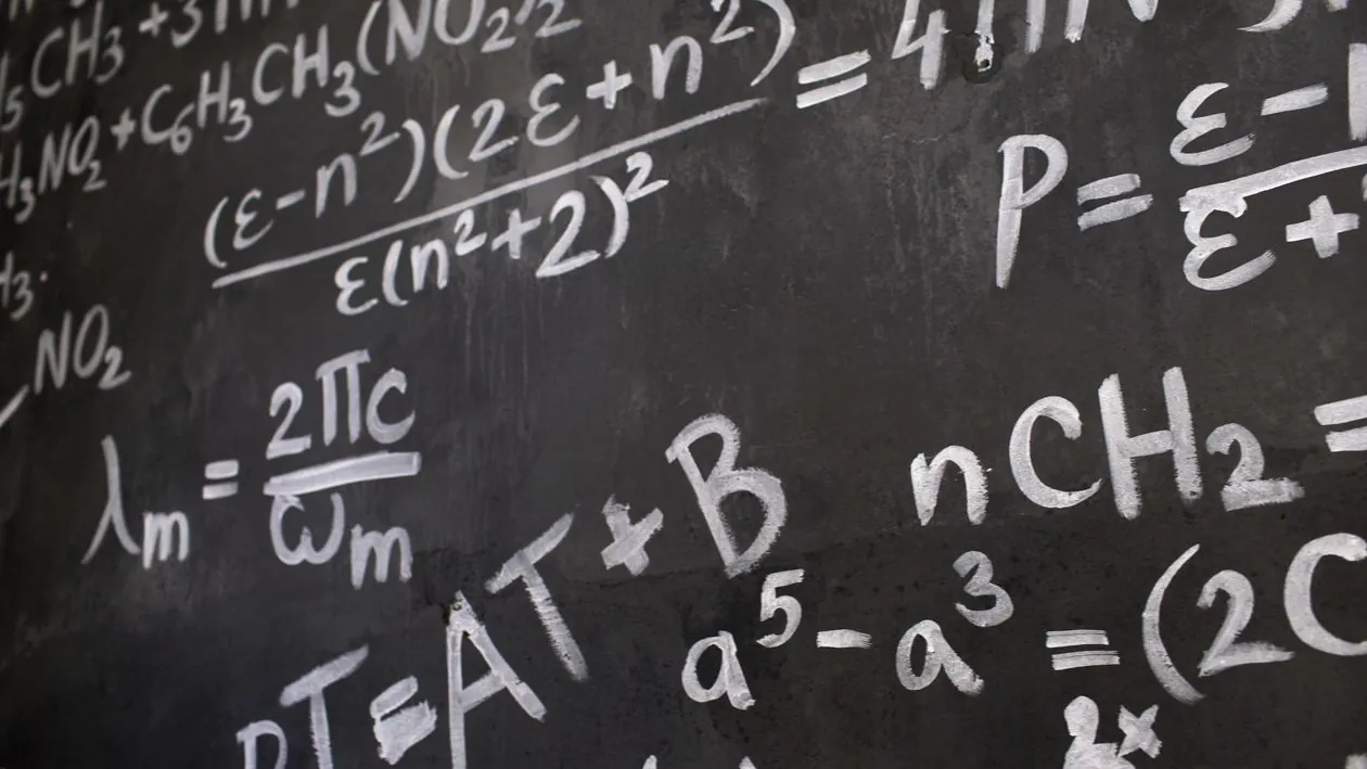 Mathematical symbols and formulas suggesting symbolic reasoning