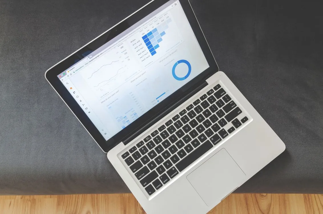 Laptop showing a cloud cost dashboard used to monitor API spending