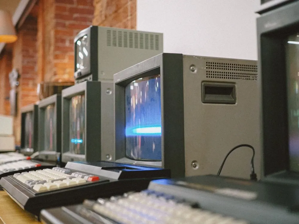 Legacy computer equipment representing end-of-life software branches
